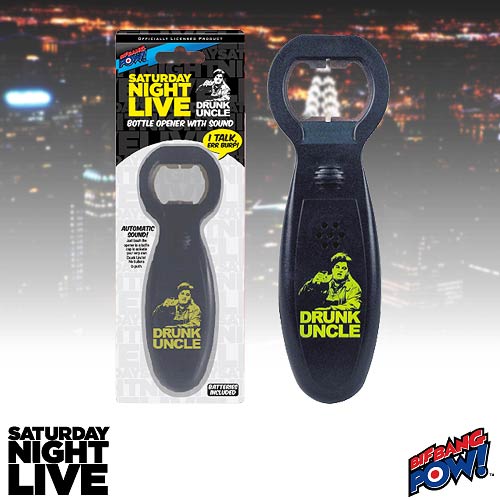 Saturday Night Live Drunk Uncle Bottle Opener with Sound, Not Mint